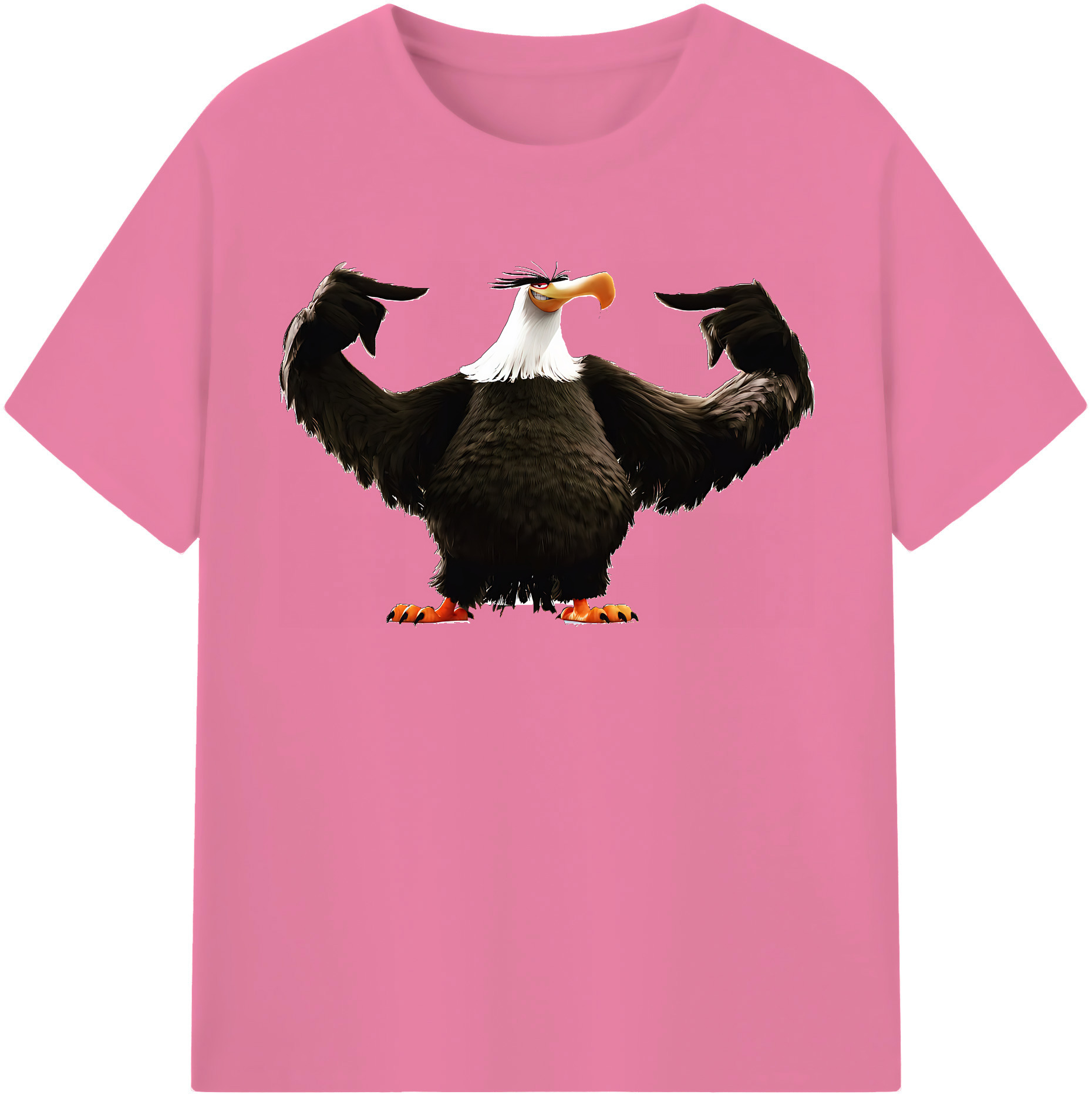 （画像用） Angry Birds アングリーバード 綿100％半袖Tシャツ（フロントプリント）